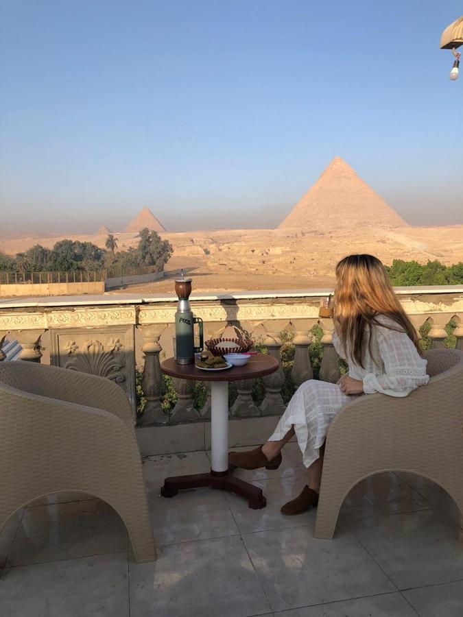 Sphinx Palace Pyramids View Inn Kafret el-Gabal Exterior foto